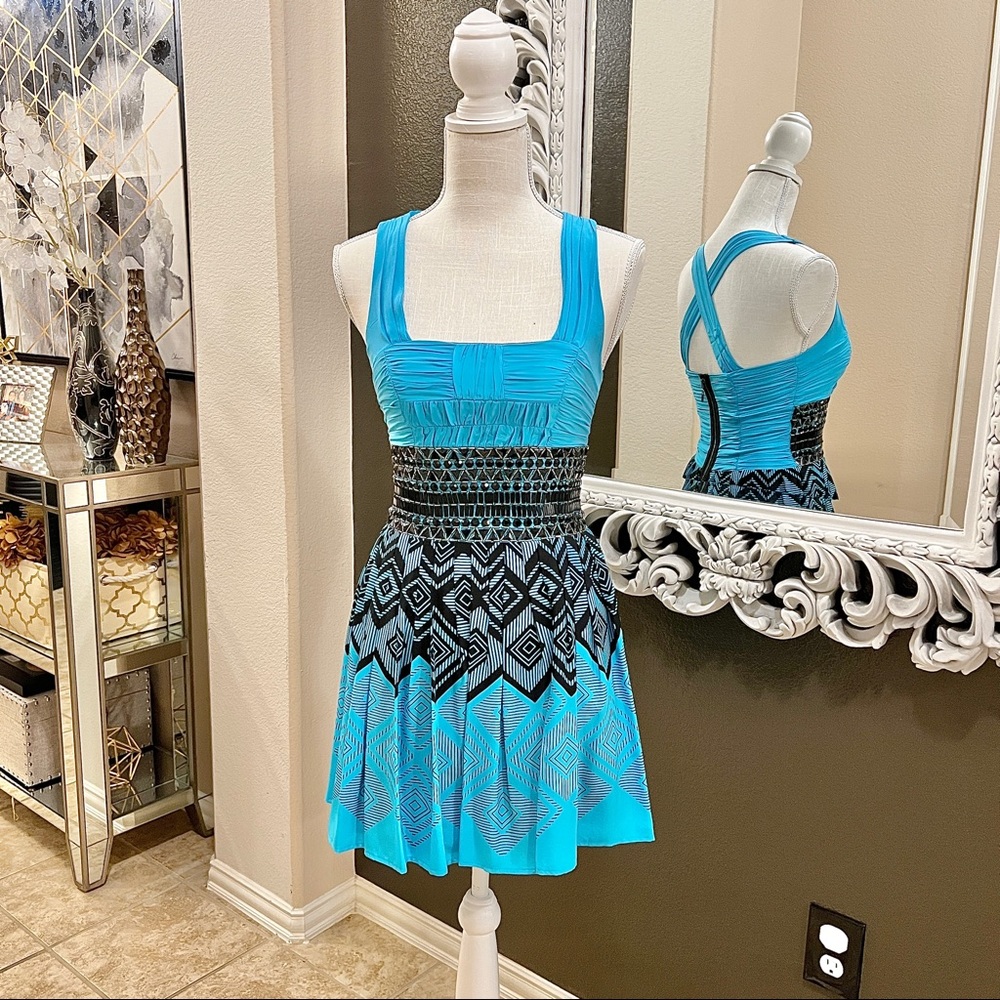 BEBE Jewel Embellished MINI Dress XXS
